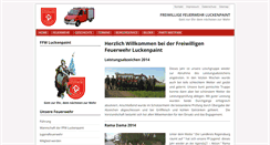 Desktop Screenshot of feuerwehr-luckenpaint.de