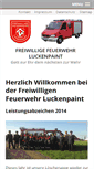 Mobile Screenshot of feuerwehr-luckenpaint.de